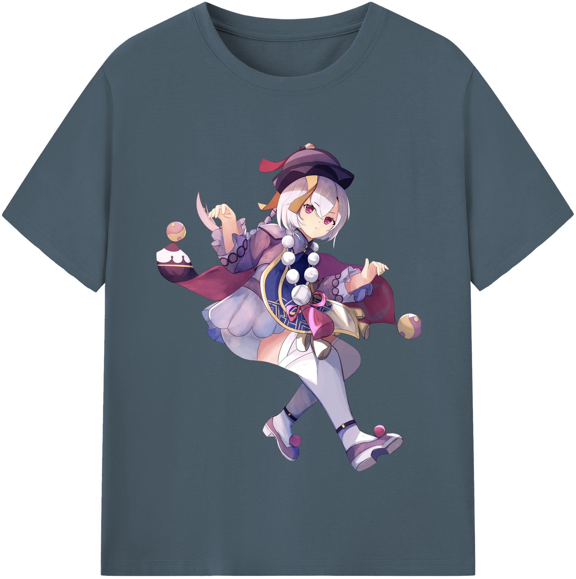 げんし神 七七 なな  genshin Nana 綿100％半袖Tシャツ（フロントプリント）